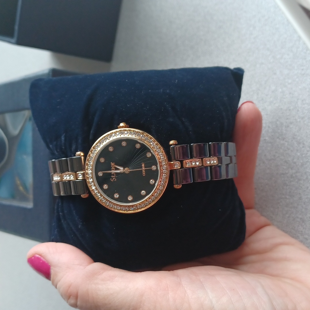 Stauer women's ceramic watch NWOT - Picture 2 of 3